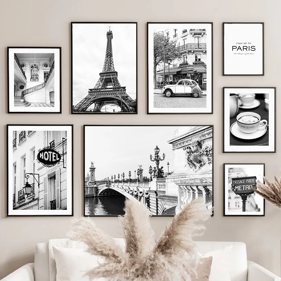 Photography Black And White - Wall Art Canvas Painting Black White