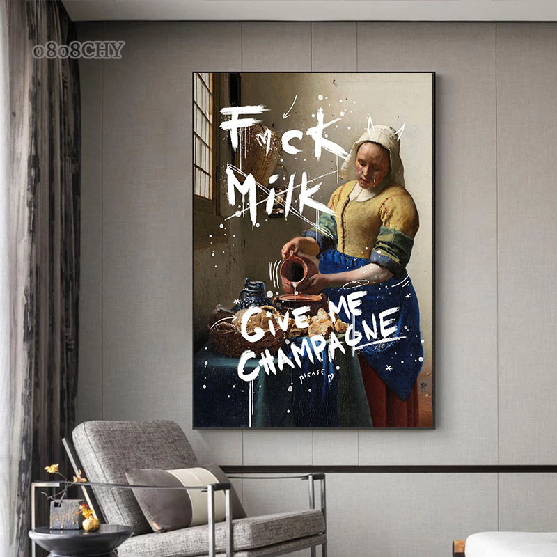 Famous Painting The Milkmaid F - đánh giá và giá Photography Duck