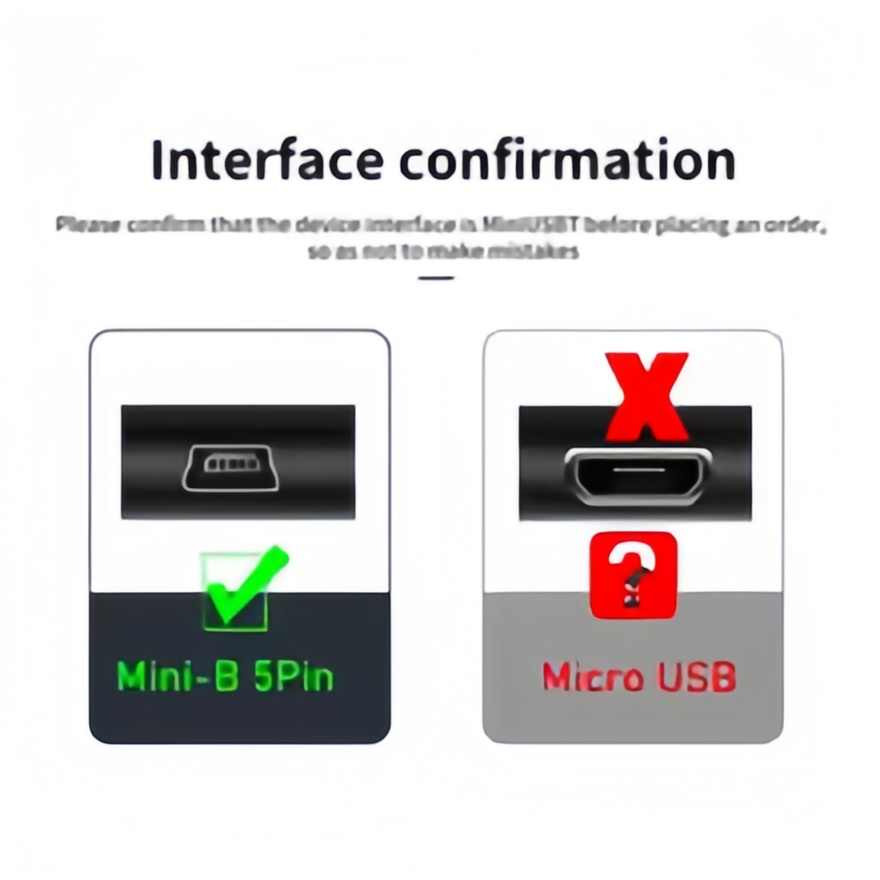 Short USB C to Mini USB Cable- - đánh giá và giá Photograph Mp3