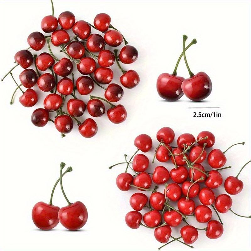 30Pcs Fake Cherry Artificial F - đánh giá và giá Photography Food