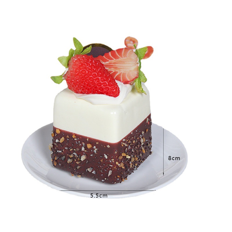 1PC Artificial Fruit Cake Bisc - đánh giá và giá Photography Food