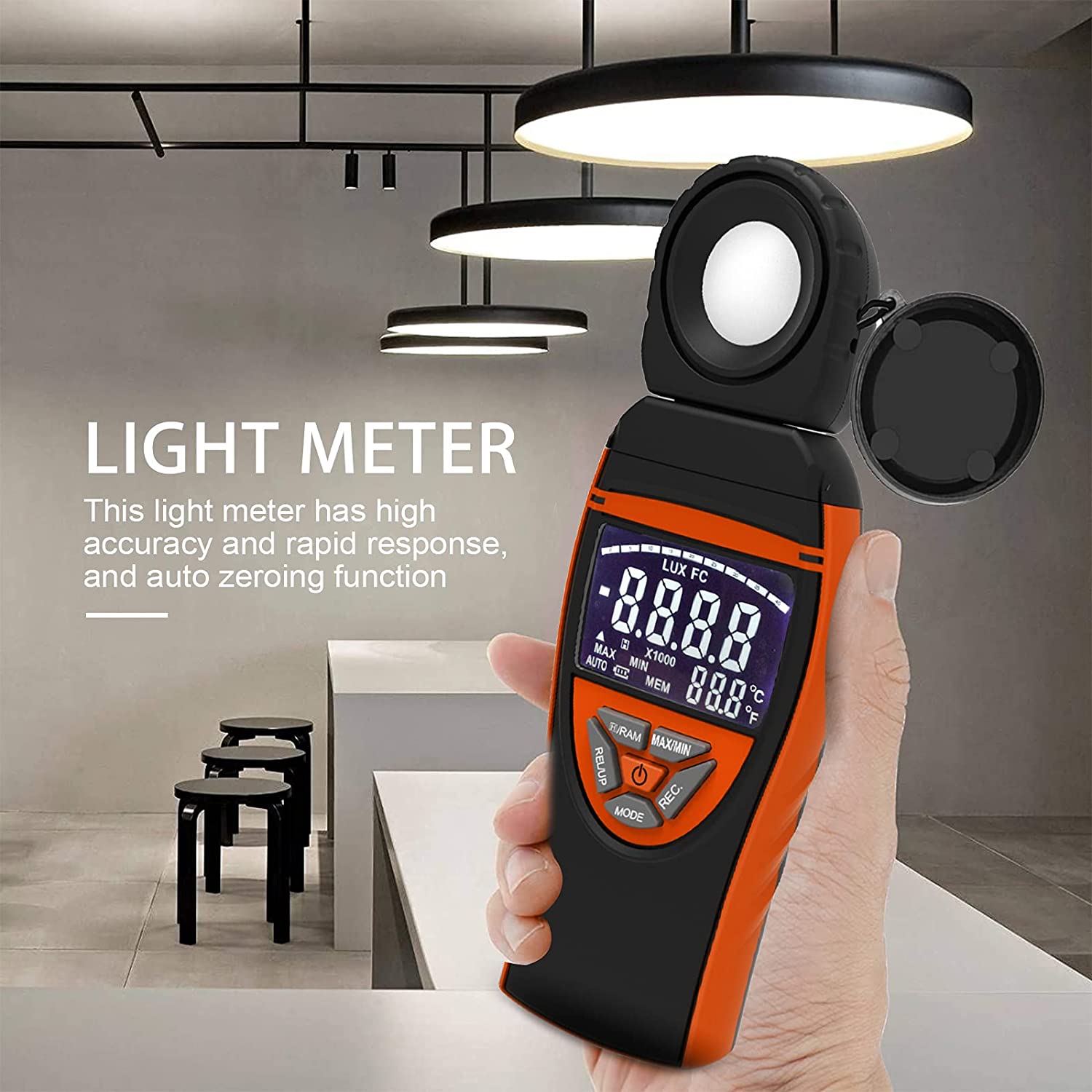 Light Meter HOLDPEAK 8801A Dig - đánh giá và giá Photography Hp