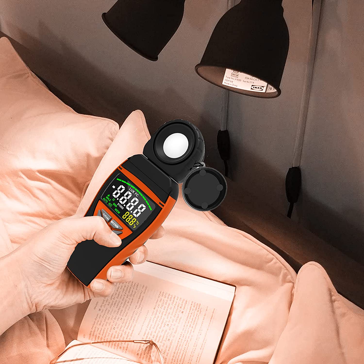 Light Meter HOLDPEAK 8801A Dig - đánh giá và giá Photography Hp