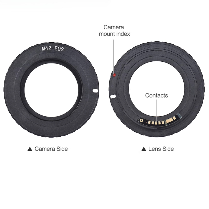 M42-EOS 10 Gen Electronic Lens - đánh giá và giá Lens Adapter Ring