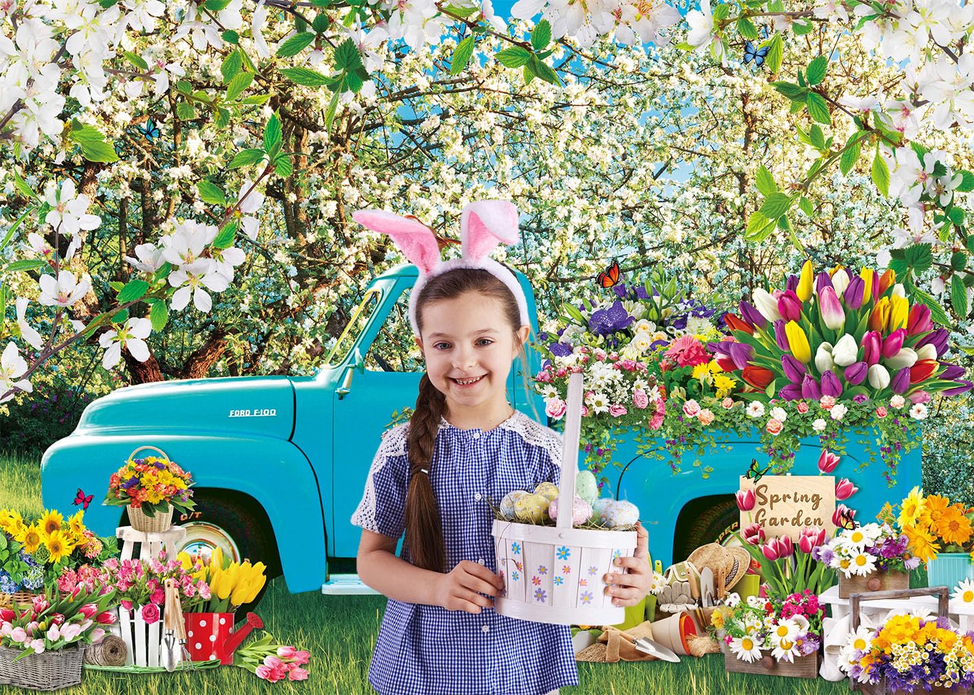 Spring Garden Happy Easter Day - đánh giá và giá Photography Hp