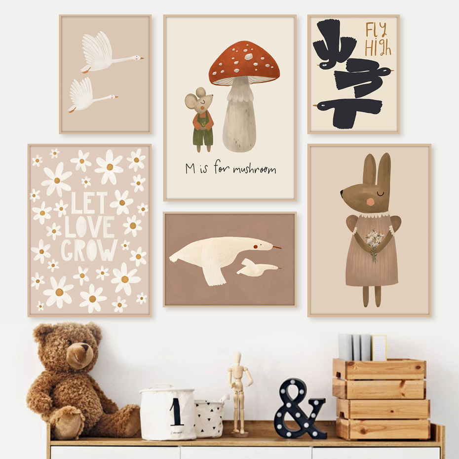 Boho Cartoon Rabbit Mouse Goos - đánh giá và giá Photography Duck